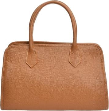 Ženska usnjena torbica AL WH TSBV 44 Cognac