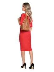 Carla Ferreri Ženski usnjeni nahrbtnik CF1625 Cognac