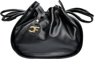 Carla Ferreri Ženske usnjene crossbody torbice CF2221 Nero