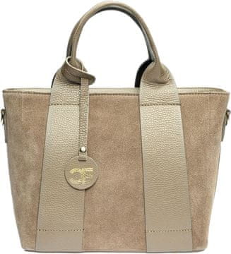 Carla Ferreri Ženska usnjena torbica CF8156 Fango