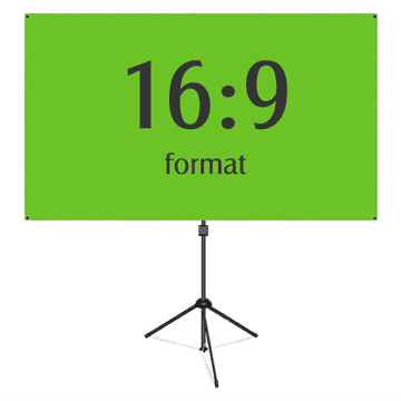 Reflecta ZELENO tripod PLATNO 200x114cm za digitalno projekcijo GreenLine 87772