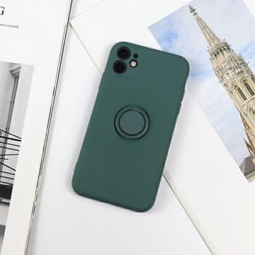 shumee Silikonski ovitek Beline za iPhone 12 Pro Max, zelen