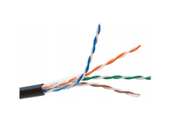 Računalniški kabel UTPz 4x2x0.5 cat.5e zunanji črn, suh, KR500 1m SecurityNET C&C Partners SEC5EUTPD