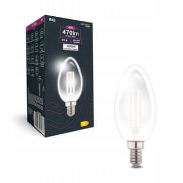 shumee LED žarnica z žarilno nitko C37, E14, 4W, 4000K