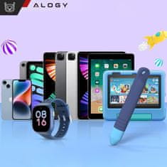 shumee 2x Alogy Stylus Pen kapacitivno pisalo za zaslon na dotik za telefon, tablico, otroke, 10 cm, modro