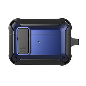 Nikcorp Zaščitni silikonski ovitek za slušalke AirPods 3, moder etui odporen na udarce in praske, popolno prileganje