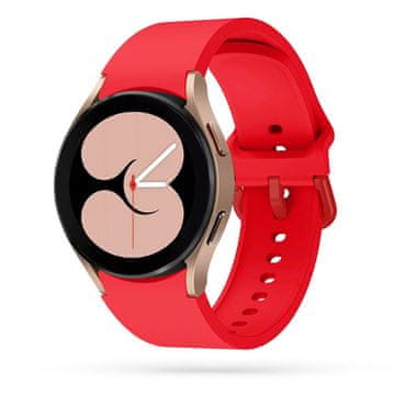 shumee Gumijast pašček IconBand za Samsung Galaxy Watch 4 5 5 PRO 40 42 44 45 46 MM koralno rdeč