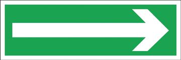 shumee Evakuacijski znak "Smer do izhoda evakuacijske poti" FS - samolepilna folija