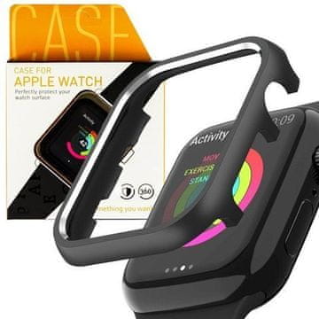 shumee Ovitek Alogy za Apple Watch 4 42 mm črne barve