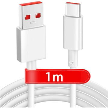 shumee USB kabel USBC Type C Alogy Strong Fast 67W 6A PD 1M Wire za Xiaomi Bela
