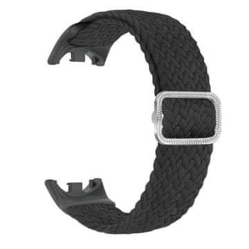 shumee Pašček za Xiaomi Mi Band 9 Beline najlon črne barve