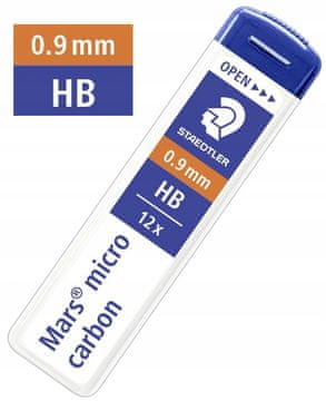 shumee VRHNJE ZA SVINČNIKE 0,9 mm HB Staedtler Mars Micro grafitne ...