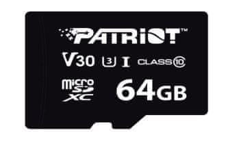shumee Pomnilniška kartica Patriot 64GB VX Series UHS-I SDXC (PSF64GVX31MCX)