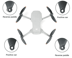 shumee Propelerji za dron DJI (Mavic) Mini 2 / SE / 2SE, 8 kosov, 4726FM, srebrni