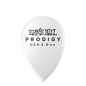 shumee Ernie Ball Prodigy Teardrop White 2.00
