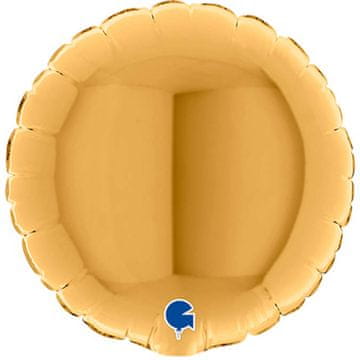 shumee Folija balon, okrogel, zlat, 10 cm, Grabo