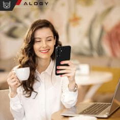 shumee Kovinski ovitek za Samsung Galaxy S24 Plus zaščitni ovitek za objektiv kamere Alogy Metal Lens Black