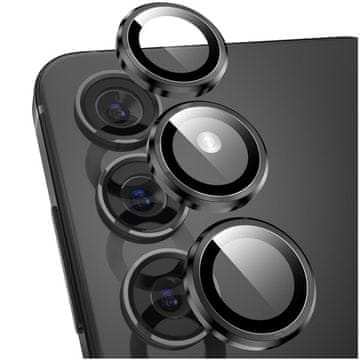 shumee Steklo za Samsung Galaxy S24 Plus kamera pokrov Alogy Lens Protector PRO zaščitni ovitek