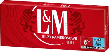 shumee Cigaretne tube L&M RDEČE 100 kosov