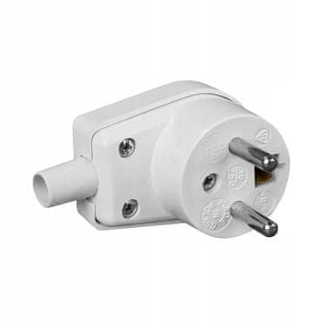 shumee VIPLAST 16A 250V IP20 bela kotna vtičnica