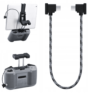 Sunnylife NAJLONSKI OTG PRENOSNI KABEL ZA DJI MAVIC AIR 2 MINI 2 3 4 PRO DRON - DJI RC-N1 / N2 - USB TIP C 30 CM
