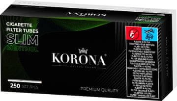 shumee KORONA SLIM MENTHOL tulci za cigarete 250 kosov