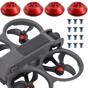 shumee Zaščita motorja za motorje dronov DJI AVATA 2 - RDEČA