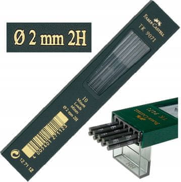 shumee Mine FABER-CASTELL 9071 za svinčnike TK 2 mm 2H