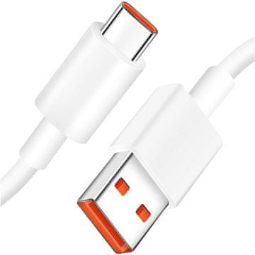 Xiaomi Xiaomi original USB kabel USBC tip C močan hiter 120W PD 6A 1M žica Bela