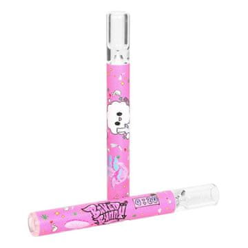 shumee Steklena pipa Baked Bunny 10 cm roza mešanica