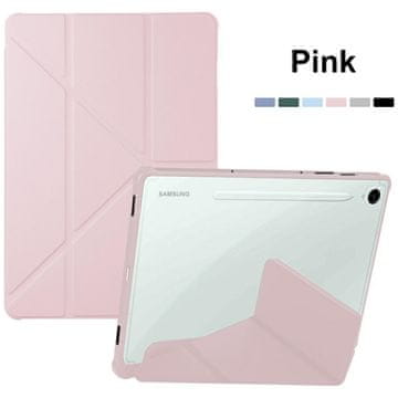 No Name Ovitek s stojalom za Samsung Tab S10 Ultra, roza