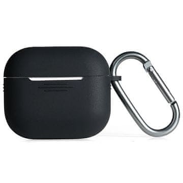 shumee Silikonski ovitek Beline za AirPods 3 črne barve