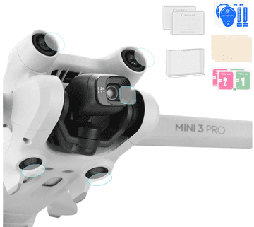 shumee ZAŠČITNO STEKLO ZA DJI MINI 3 PRO - KOMPLET 10 KOSOV