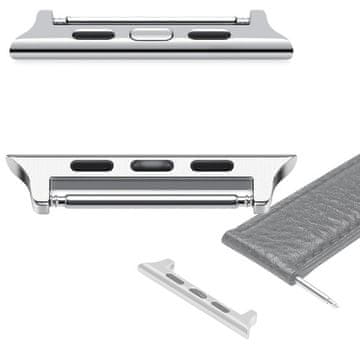 shumee Alogy adapter za zaponko za Apple Watch 384041mm srebrn