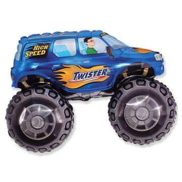 Flexmetal Folija balon Auto Twister Truck, moder 62 cm