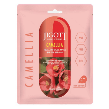 Jigott Jigott Camellia Real maska z ampulami 27 ml