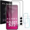 2x Alogy Full Glue FC Glass 2x Steklo za kamero za Samsung Galaxy S22