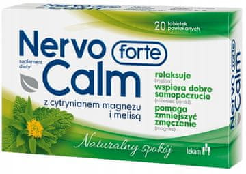 shumee NERVOCALM FORTE magnezijev citrat pomirja stres Lekam 20 tablet.
