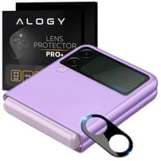 shumee Alogy Lens Protector PRO kovinski ovitek za objektiv kamere za Samsung Galaxy Z Flip 3 črne barve
