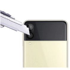 shumee Alogy Lens Protector PRO kovinski ovitek za objektiv kamere za Samsung Galaxy Z Flip 3 črne barve
