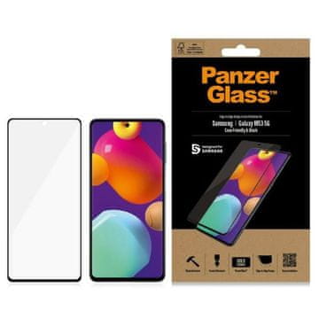 PanzerGlass Kaljeno steklo za Samsung M53 PanzerGlass ohišje, primerno za črno barvo