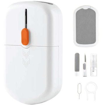 shumee Čistilni komplet 10 v 1 za čiščenje telefonske tipkovnice in slušalk. Večnamensko čistilo za ščetke. Set alogije.