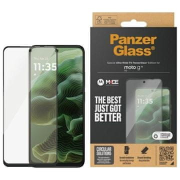 PanzerGlass Kaljeno steklo za Motorola moto g35 PanzerGlass Ultra-Wide Fit