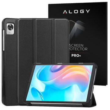 shumee Ovitek Alogy Book Cover Flip za Realme Pad Mini 87 črne barve