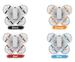 shumee DJI FLIP KOMPLET PROPELERJEV ZA DRONE 8 DELNI 4xVRTENJE V CESTI + 4xVRTENJE V CESTI ORANŽNI - KODA 4022F
