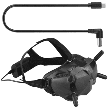 shumee NAPAJALNI KABEL ZA POLNILEC BATERIJ DJI AVATA FPV GOGGLES V2 USB C - DC