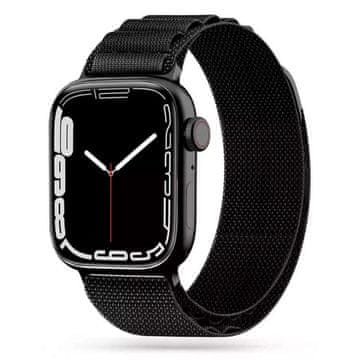 shumee Najlonski pašček za Apple Watch Pro 45678SEUltra 42444549 črne barve