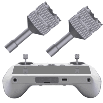 shumee Nadomestne igralne palice za DJI Mini 3 Pro / DJI RC / RC 2 - srebrne