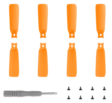 shumee DJI FLIP KOMPLET PROPELERJEV ZA DRONE 8 DELNI 4xVRTENJE V CESTI + 4xVRTENJE V CESTI ORANŽNI - KODA 4022F