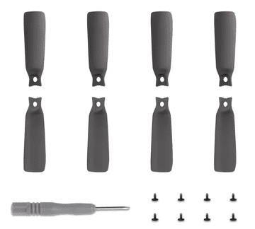 shumee DJI FLIP KOMPLET PROPELERJEV ZA DRONE 8 DELNI 4xVRTENJE V CESTI + 4xVRTENJE V CESTI ČRNI - KODA 4022F